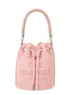Marc Jacobs The Grained Leather Bucket Bag In Pink