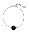 Marc Jacobs The Button Necklace In Metallic