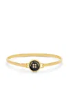 Marc Jacobs Women's The Button Hinge Bracelet In Black