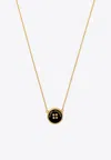 Marc Jacobs The Button Pendant Chain Necklace In Gold