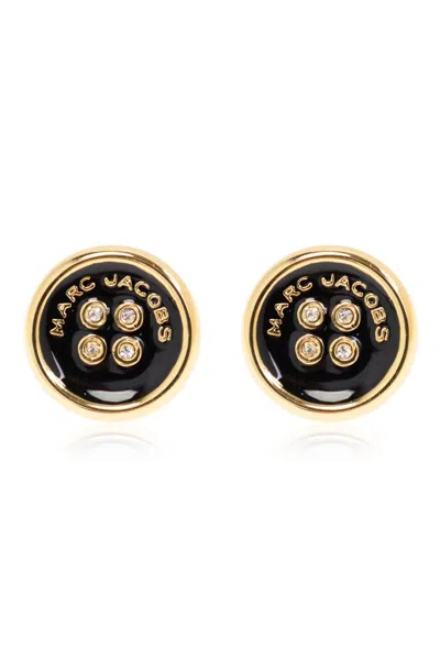 MARC JACOBS THE BUTTON STUD EARRINGS