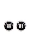 Marc Jacobs The Button Stud Earrings In Black