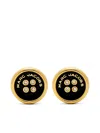 Marc Jacobs The Button Stud Earrings In Gold