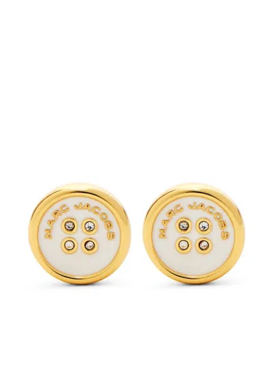 MARC JACOBS THE BUTTON STUD EARRINGS