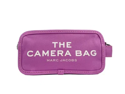 Marc Jacobs The Camera Bag Canvas Crossbody Bag In Purple