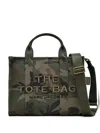 Marc Jacobs The Camo Canvas Medium Tote Bag Woman Green