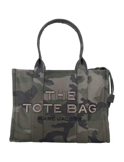Marc Jacobs The Camo Jacquard Large Tote Bag In Camouflage