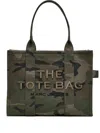 Marc Jacobs Camouflage Jacquard Medium Tote With Versatile Carrying Options In Multi