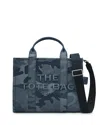 Marc Jacobs The Camo Jacquard Medium Tote Bag In Blue Camo