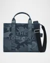 Marc Jacobs The Medium Tote Bag Camouflage In Blue In Multi