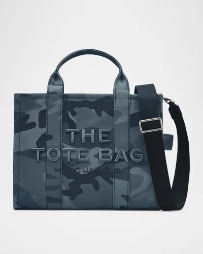 MARC JACOBS THE CAMO JACQUARD MEDIUM TOTE BAG