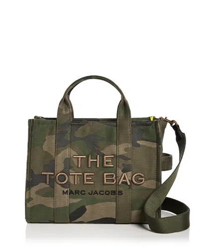 MARC JACOBS THE CAMO JACQUARD MEDIUM TOTE BAG