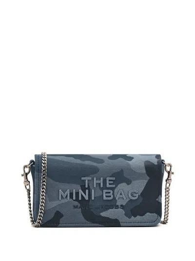 Marc Jacobs The Camo Jacquard Mini Bag In Blue