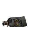 Marc Jacobs The Camo Jacquard Snapshot Camera Bag In Black