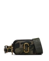 Marc Jacobs The Camo Jacquard Snapshot Camera Bag In Camo Multi/antique Brass