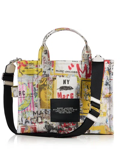 Marc Jacobs The Camp Medium Patched Denim Tote In Multi
