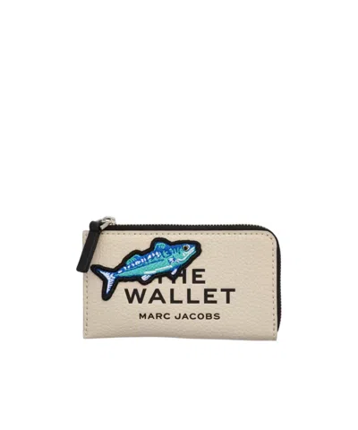 MARC JACOBS THE CAMP PATCHWORK TOP ZIP MULTI WALLET