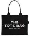 Marc Jacobs The Tote Bag Canvas Shoulder Bag In Black