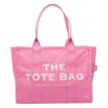 Marc Jacobs Rectangular Shape Double Handle Tote Bag In Pink