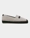 Marc Jacobs The Canvas Logo Espadrilles In Gray