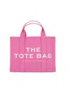 Marc Jacobs Shopper With Adjustable Strap And Top Handles In Pink