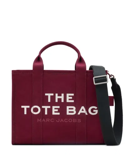 Marc Jacobs The Canvas Medium Tote Bag In Burgundy