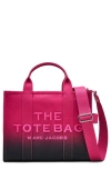 Marc Jacobs The Canvas Medium Tote Bag In Black/hot Pink