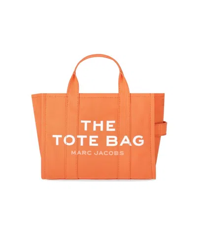 Marc Jacobs The Canvas Medium Tote Tangerine Handbag In Orange