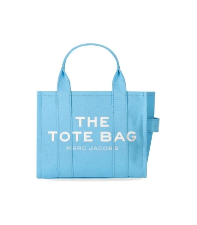 Marc Jacobs The Canvas Small Tote Aqua Handbag In Blue