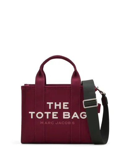 Marc Jacobs The Canvas Small Tote Bag Woman Bordeux In Cotton In Burgundy