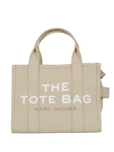 Marc Jacobs The Small Tote Bag In Beige Canvas In Nude