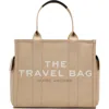Marc Jacobs The Travel Tote Cotton Handbag In Neutral