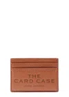Marc Jacobs Leather Card Holder In Brown