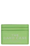 Marc Jacobs The Card Case Leather In Green