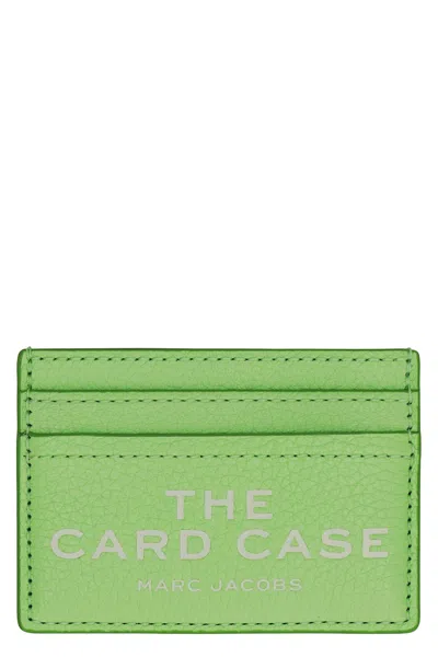 Marc Jacobs The Card Case Leather In Green