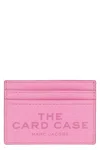 Marc Jacobs The Card Case Leather In Pink