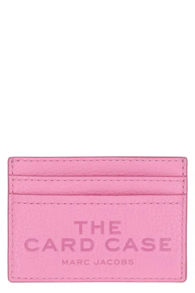 Marc Jacobs The Card Case Leather In Pink