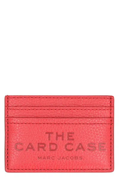 Marc Jacobs The Card Case Leather In Red