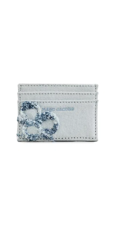 Marc Jacobs The Card Case Light Wash In Gray