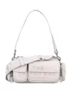 Marc Jacobs The Leather Cargo Bag In Cotton Silver