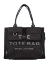 Marc Jacobs The Cargo Canvas Large Tote Bag In Black In Black