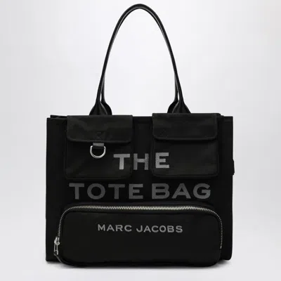 MARC JACOBS MARC JACOBS  THE CARGO CANVAS LARGE TOTE BAG IN BLACK