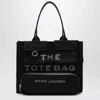 Marc Jacobs The Cargo Canvas Large Tote Bag In Black In Metallic