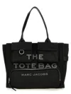 Marc Jacobs The Cargo Canvas Large Tote Shopping Bag In Black