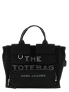 Marc Jacobs The Cargo Canvas Medium Tote Handbag In Black