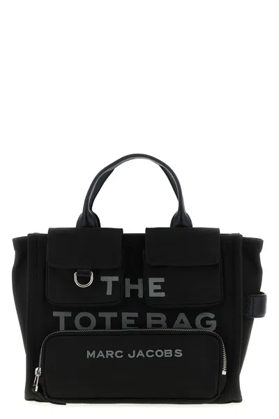Marc Jacobs 'the Cargo Canvas Medium Tote' Handbag In Black