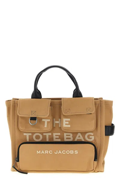 Marc Jacobs 'the Cargo Canvas Medium Tote' Handbag In Brown