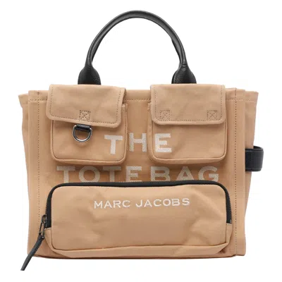Marc Jacobs The Cargo Canvas Medium Tote In Sand
