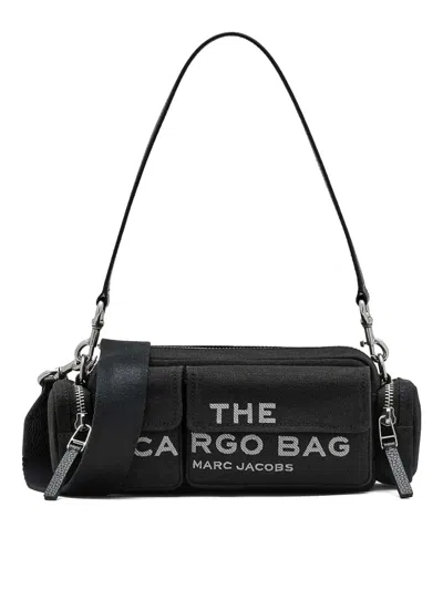 Marc Jacobs The Cargo Canvas Shoulder Bag In Black
