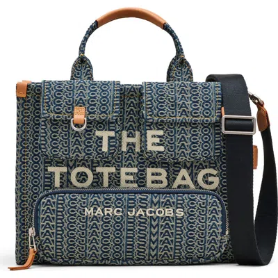 Marc Jacobs The Cargo Monogram Denim Medium Tote Bag